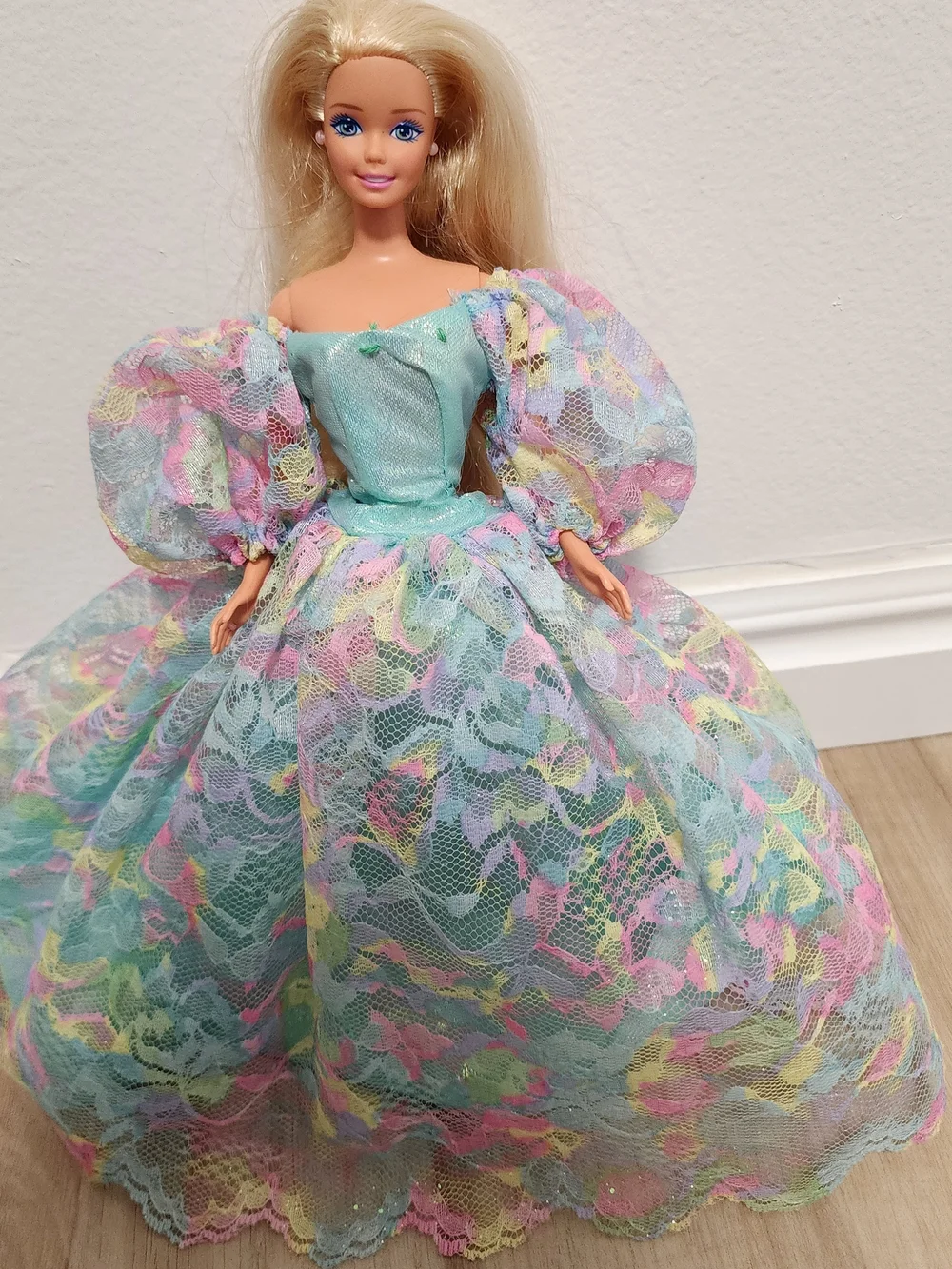 Vintage 1994 Spring Bouquet Barbie Doll Enchanted Seasons Collection Pastel